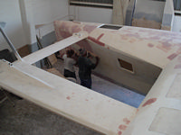 fairing champfer panel starboard